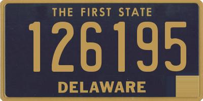 DE license plate 126195