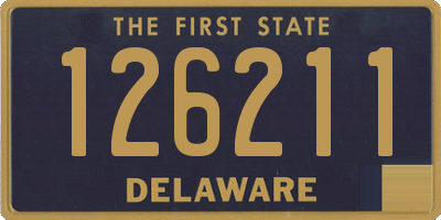 DE license plate 126211