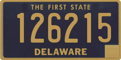 DE license plate 126215