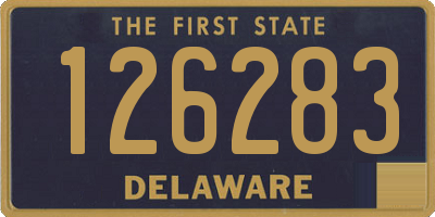 DE license plate 126283