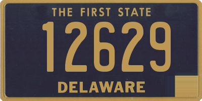 DE license plate 12629