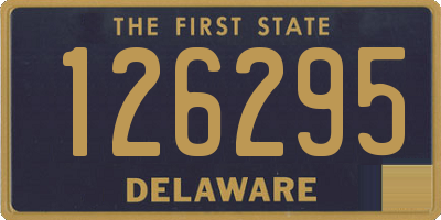 DE license plate 126295