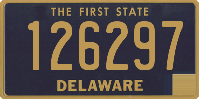 DE license plate 126297