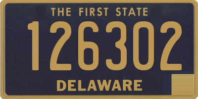 DE license plate 126302