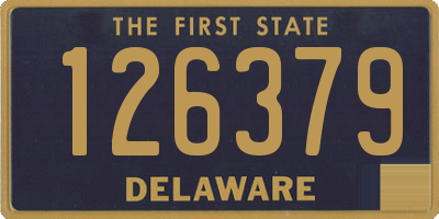 DE license plate 126379