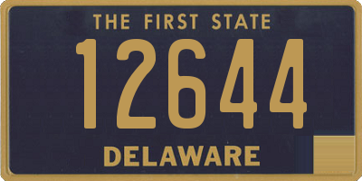 DE license plate 12644