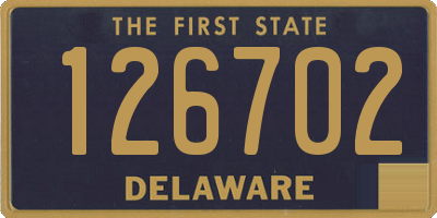 DE license plate 126702