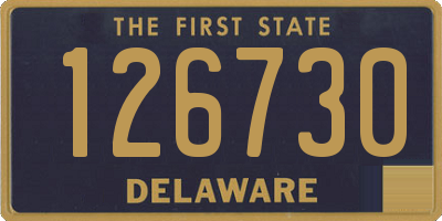 DE license plate 126730