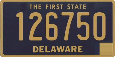 DE license plate 126750