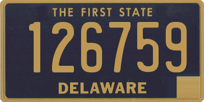 DE license plate 126759