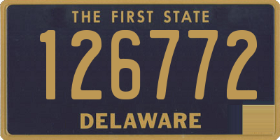 DE license plate 126772