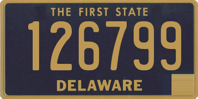 DE license plate 126799