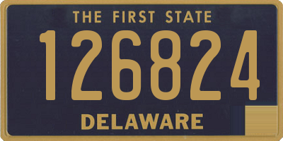 DE license plate 126824