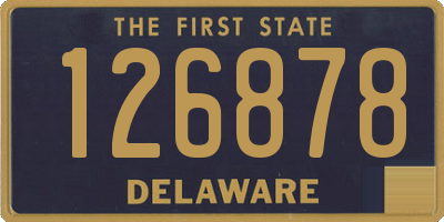 DE license plate 126878