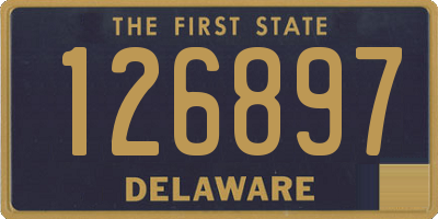 DE license plate 126897