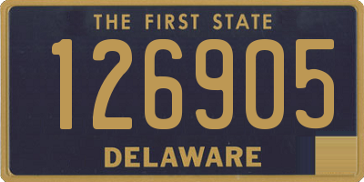 DE license plate 126905