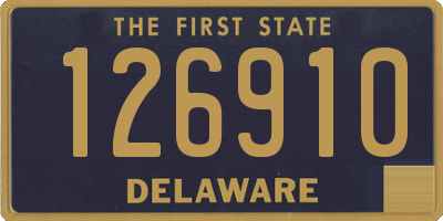 DE license plate 126910