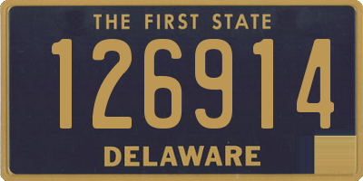 DE license plate 126914