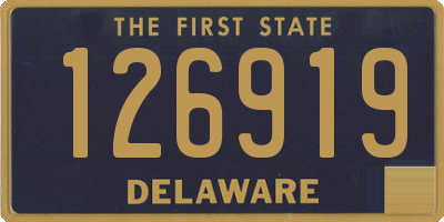 DE license plate 126919