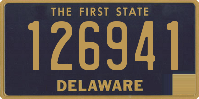 DE license plate 126941