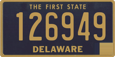 DE license plate 126949