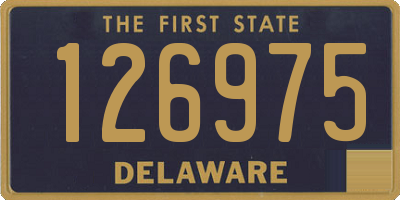 DE license plate 126975