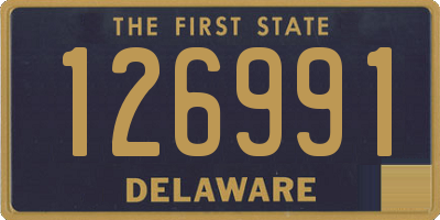 DE license plate 126991