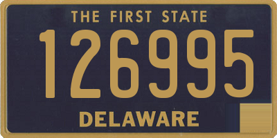 DE license plate 126995