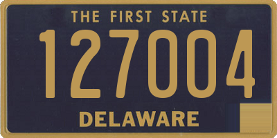 DE license plate 127004