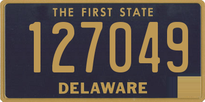 DE license plate 127049