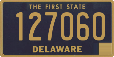 DE license plate 127060