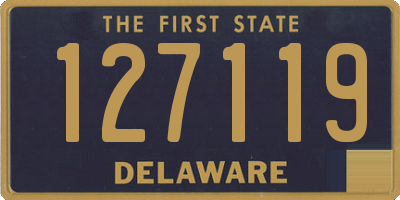 DE license plate 127119