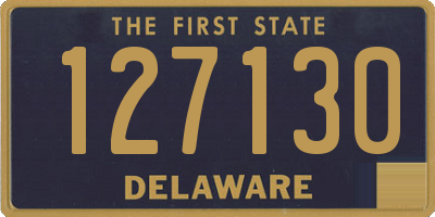 DE license plate 127130