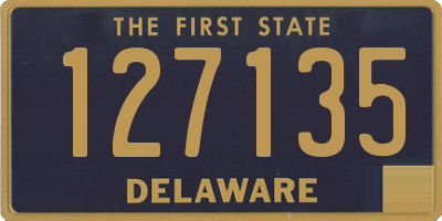 DE license plate 127135