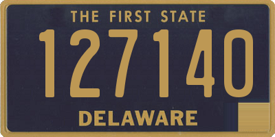 DE license plate 127140