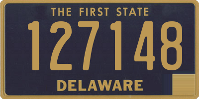 DE license plate 127148