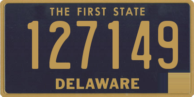 DE license plate 127149