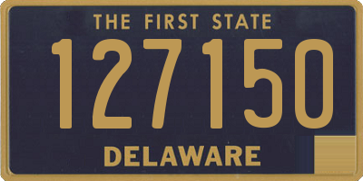 DE license plate 127150