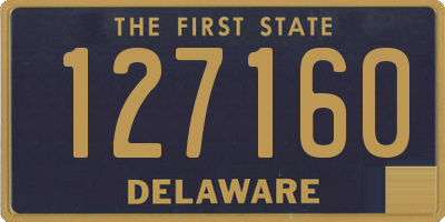 DE license plate 127160