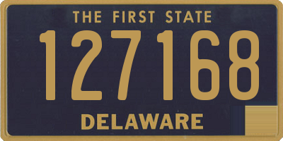 DE license plate 127168