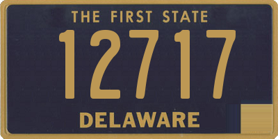 DE license plate 12717