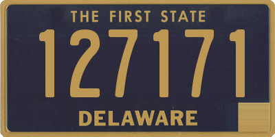 DE license plate 127171