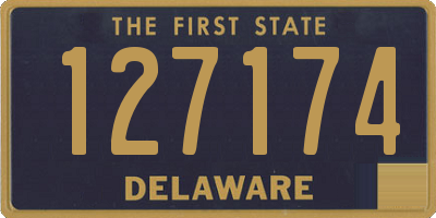 DE license plate 127174