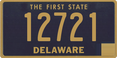 DE license plate 12721