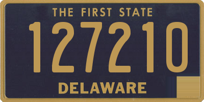 DE license plate 127210