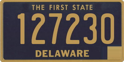 DE license plate 127230