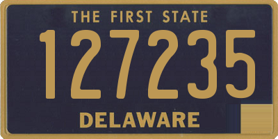 DE license plate 127235