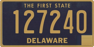 DE license plate 127240