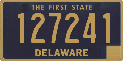 DE license plate 127241