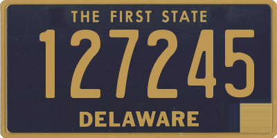 DE license plate 127245